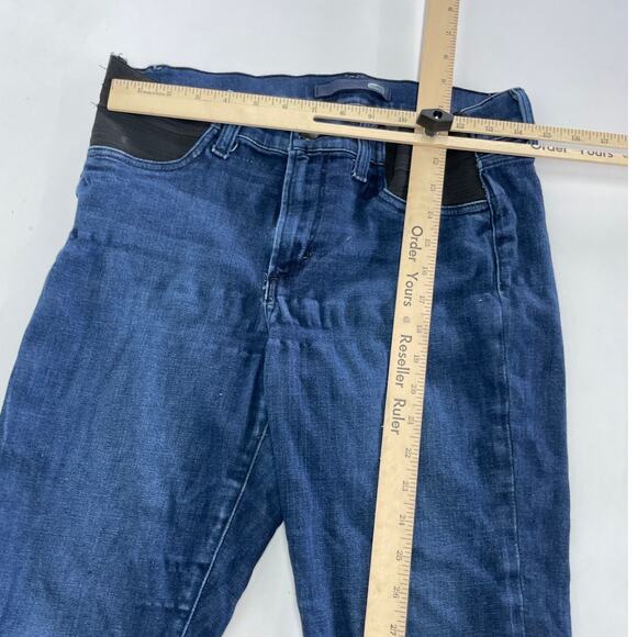 Joes Jeans Womens 30 Maternity Blue Stretch Denim Flawless Mid Rise Skinny - Picture 8 of 14